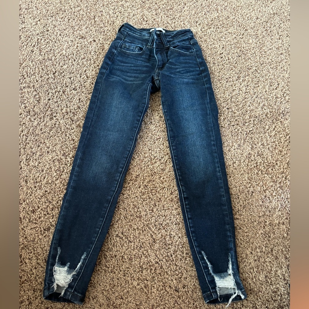 KanCan skinny jeans high rise ankle size 22